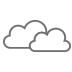 scattered clouds