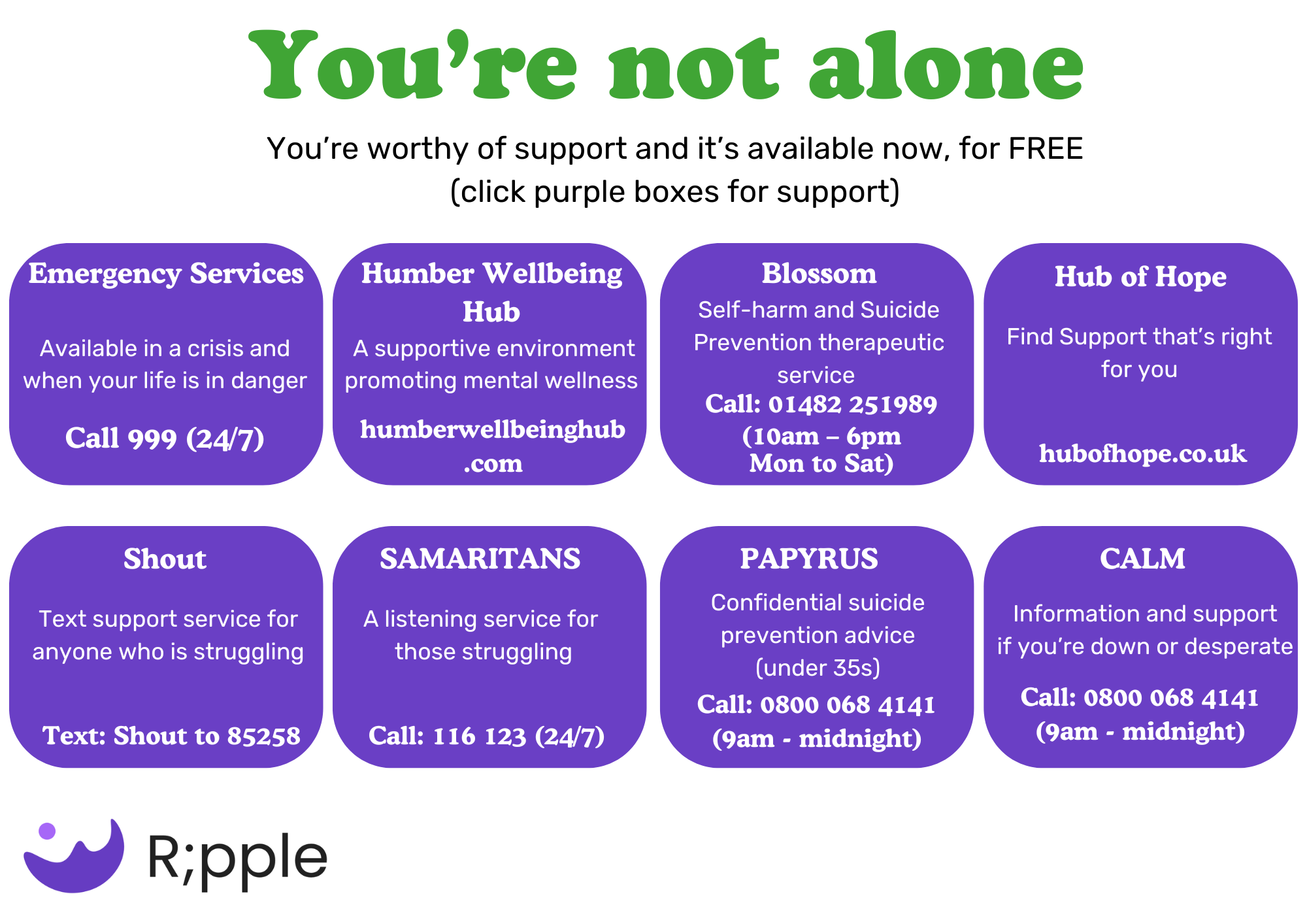 Help is Here